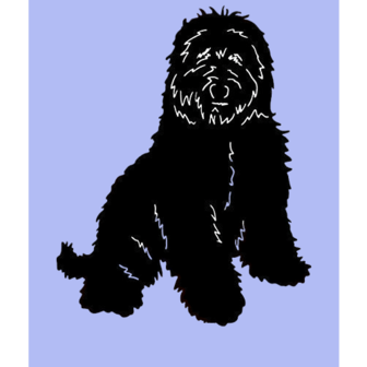 Vetbed Labradoodle Blauw - Anti-Slip - Diverse Maten