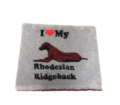 Vetbed I Love My Rhodesian Ridgeback - Anti-Slip - Diverse maten