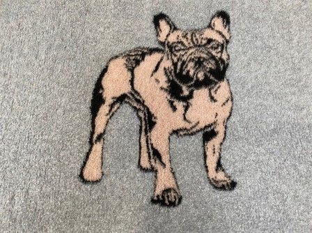 Vetbed Franse Bulldog Bruin - Anti-Slip