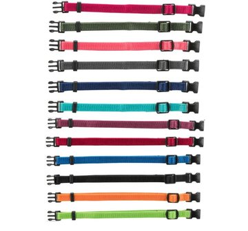 Puppyhalsbandjes Assorti - 6 Kleuren (22-35 cm)