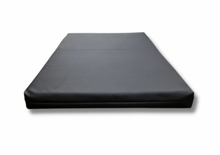 Orthopedisch HD Matras Leatherlook Zwart 125x90 cm