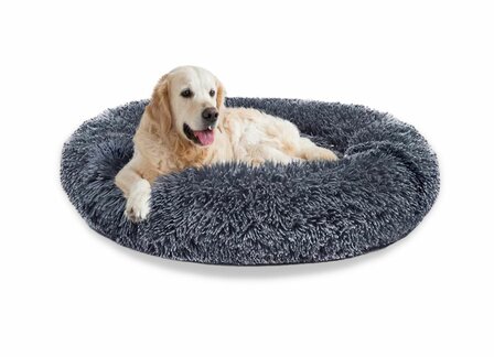 Fluffy Donut Hondenmand Kattenmand - Antraciet - Diverse Maten