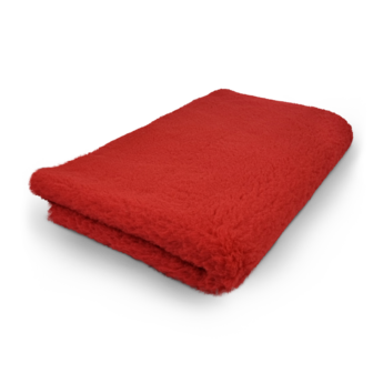 Vetbed Rood Effen - Anti-Slip