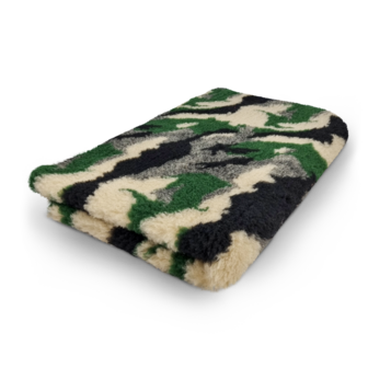 Vetbed Camouflage Groen - Anti-Slip &middot; Diverse Maten