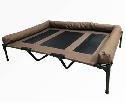 Hondenstretcher XXL - 122 x 91 cm - Bruin met Bumperrand