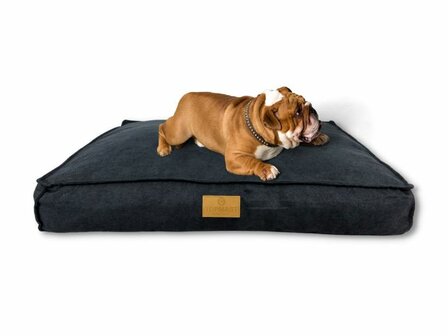 Hondenkussen - Kattenkussen - Velours Soft Serie - Zwart - Diverse maten