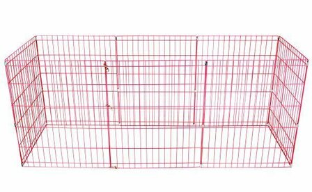Puppyren Roze Opvouwbaar M (560x60 cm) - Hele deur