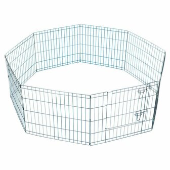 Puppyren Blauw Opvouwbaar M (560x60 cm) - Hele deur