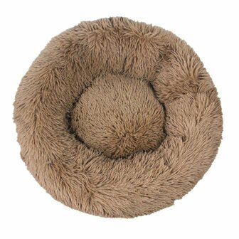 Fluffy Donut Hondenmand Kattenmand - Camel - Diverse Maten