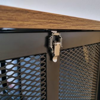 Hondenbench Grandes - Metalen Bench - Luxueus - 118.5 CM - Houten Cover