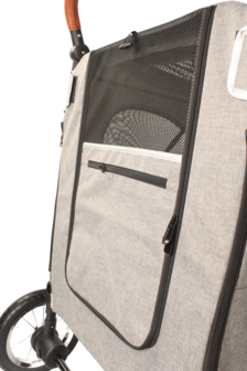 Hondenbuggy Big Smart - Grijs - 4 Wielen