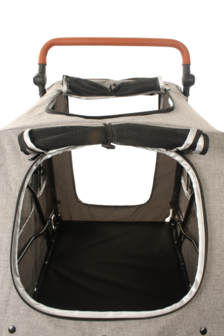 Hondenbuggy Big Smart - Grijs - 4 Wielen