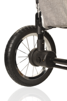 Hondenbuggy Big Smart - Grijs - 4 Wielen