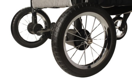 Hondenbuggy Big Smart - Grijs - 4 Wielen