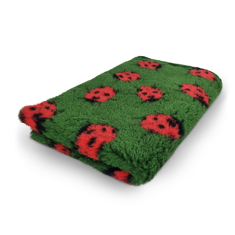 Vetbed Ladybug - Gr&uuml;n - Gummi Anti R&uuml;tsch - Rolle 10 Meter