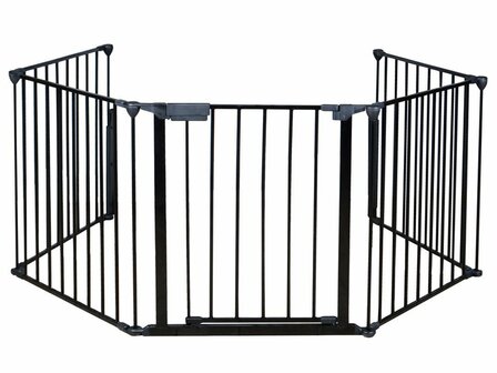 Puppyren - Kinderen - Veiligheidshek - Openhaard Hek - Kachelhek - 325/75H cm - 5 Panelen