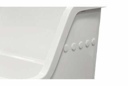 Hondenbad Toex - Elektrisch - Acryl - Wit