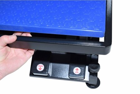 Trimtafel Elektrisch Silicone - Blauw - SBL/ZW - 110x60 cm