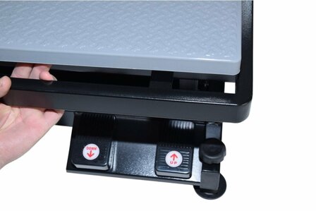 Trimtafel Elektrisch Silicone - Grijs - SBL/ZW - 110x60 cm