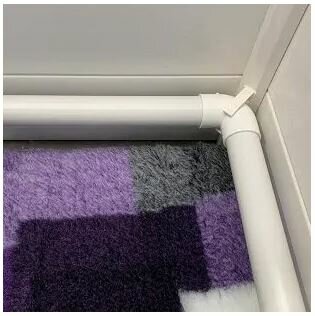 Werpkist Kunststof 150x150x80 cm + Uitloopren - Extra Hoog
