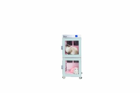 Droogcabine UKDA - Small Dubbel - Voor hond en kat