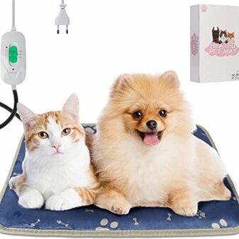Heating Pad - Verwarmingsmat voor Hond en Kat - 70 x 45 cm - Met afstandsbediening