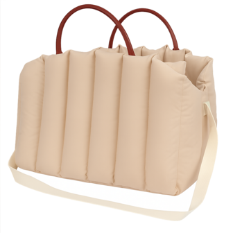 Hondentas Reistas - Brilliant - Beige - 45 cm
