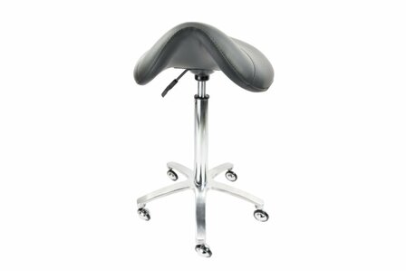 Trimstoel Pony Zadelkruk - Zwart Luxe