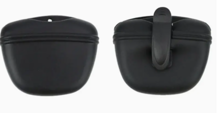 Beloningstasje voor Snacks - Silicone Rubber - Zwart