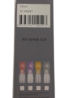 Drinkfles voor Honden - Onderweg - 380 ML