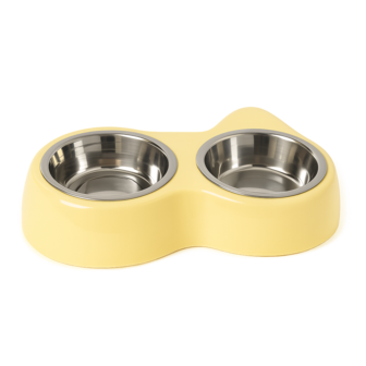 Double Dinner + 2 RVS Voerbakken (10 en 13 cm)