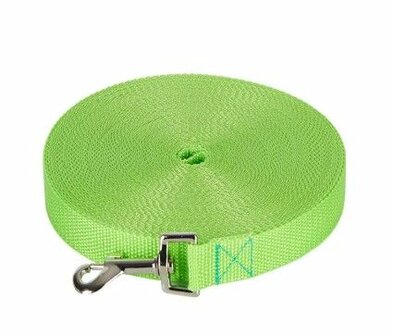 Trainingslijn - Speurlijn - Oefenlijn - Gerecycled Nylon - 2 cm breed - Diverse Maten en Kleuren