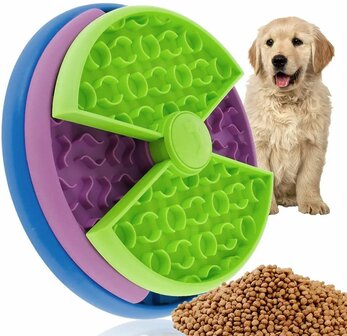 Anti-Schrokbak Hond - Slowfeeder Hondenpuzzel - Intelligentiespeelgoed