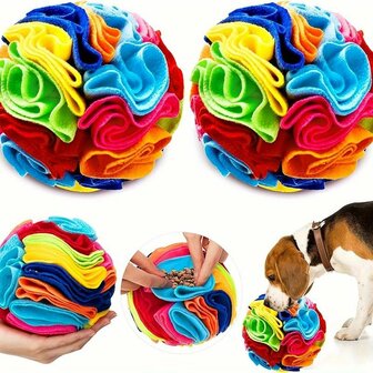 Trainingsbal Snuffelbal XL voor grotere honden (20 cm)