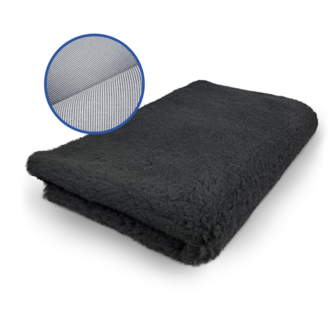 Vetbed Prof Zwart Effen - Extra Dik - Anti-slip - 5 Stuks 150x100 cm