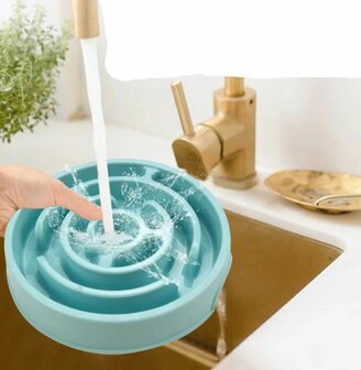 Slowfeeder Kunststof 20 cm - Anti-Schrok Voerbak