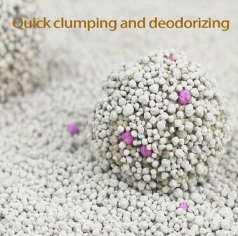 Besger Pet Kattenbakvulling - Bentoniet - Lavendel - 10 Liter - Absorberend &amp; stofarm