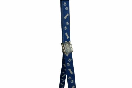 Trimlus Tritra - Blauw met witte pootjes en botjes - 16 mm / 44 cm