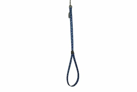 Trimlus Tritra - Blauw met witte pootjes en botjes - 16 mm / 58 cm