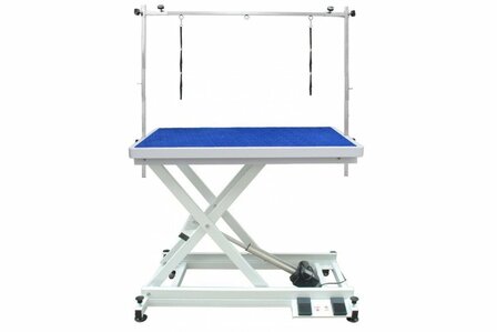 Trimtafel Elektrisch Silicone - Blauw - SZW - 110x60 cm - Met Wielsysteem