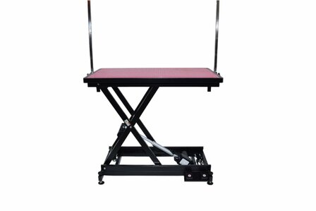 Trimtafel Elektrisch Silicone - Roze - SZW - 110x60 cm - Met Wielsysteem