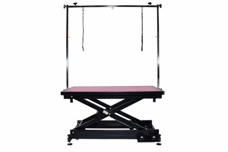 Trimtafel Elektrisch Silicone - Roze - SZW - 110x60 cm - Met Wielsysteem