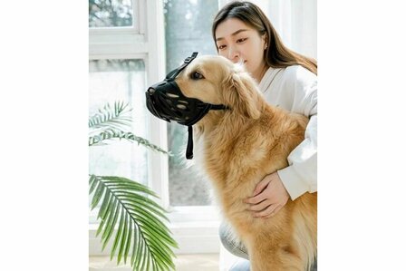 Muilkorf Siliconen Snuitje - Zwart TPE MT4