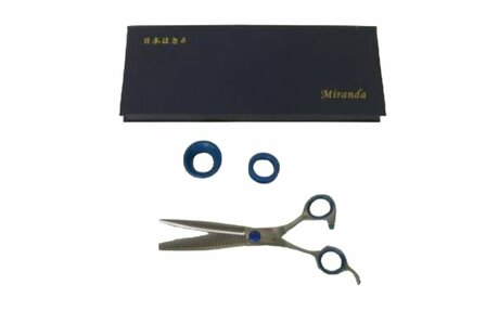 Miranda Japans Linkshandig 21093 - Enkele Effileerschaar - Hondenschaar Trimschaar