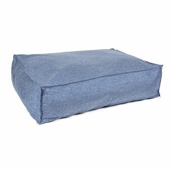 Hondenkussen Riva - Extra Dik Matras - Blauw - Orthopedische Silicone Vulling - Diverse Maten