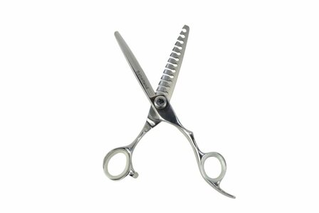 Sabeltand Enkele Effileerschaar 15,5 cm - EEF6 VG10 - 12 Tands - Hondenschaar Trimschaar