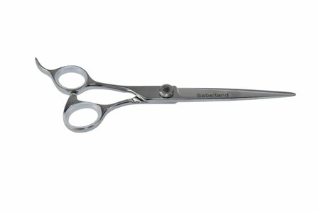 Sabeltand Recht 17 cm - RL675 VG10 - Linkshandig - Hondenschaar Trimschaar