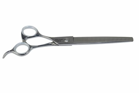 Sabeltand Enkele Effileerschaar 18 cm - EEFL7 VG10 - Linkshandig - 46 tands - Hondenschaar Trimschaar