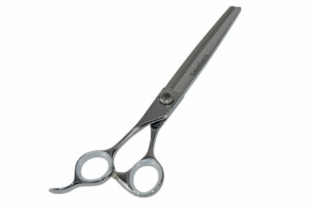 Sabeltand Enkele Effileerschaar 18 cm - EEFL7 VG10 - Linkshandig - 46 tands - Hondenschaar Trimschaar