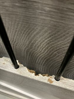Houten Hondenbench Rustic - Luxueus - Large - 98 x 71 x 79 cm - Schade